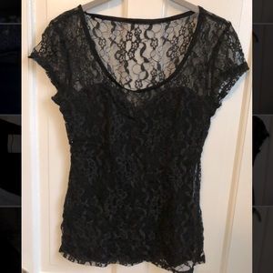 Black Lace Top
